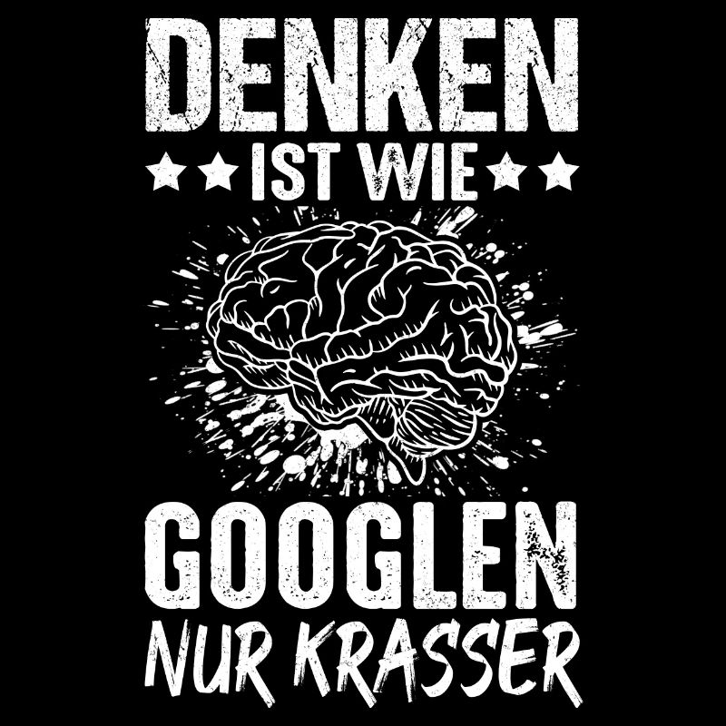 Thinking is like googling only crass brain students