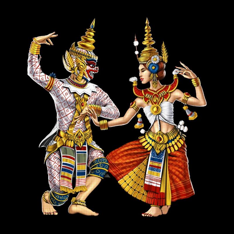 Danse khmère apsara cambodgienne