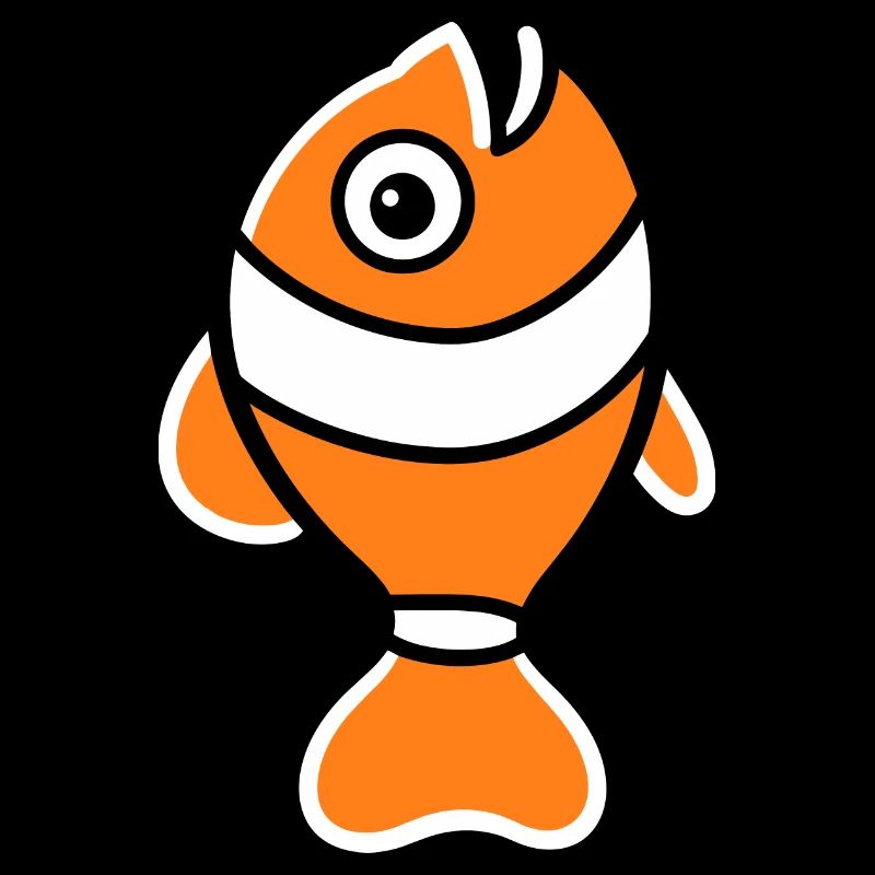 Humor Kleiner Clownfisch