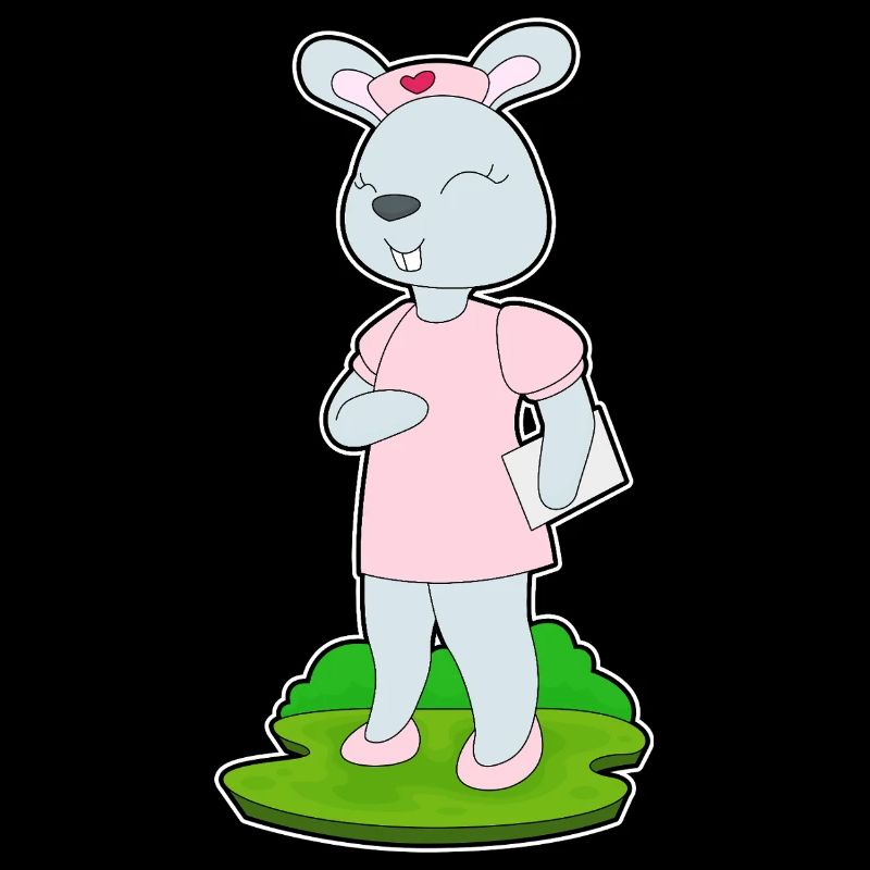 Hase Krankenschwester