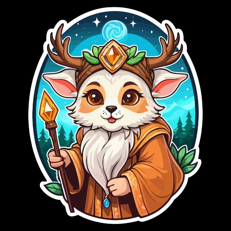 Druide Niedlich Illustration