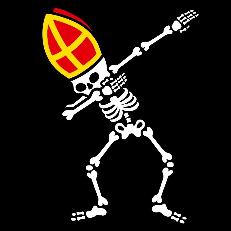 Dab Sinterklaas dab skeleton Saint dabbing dabbing