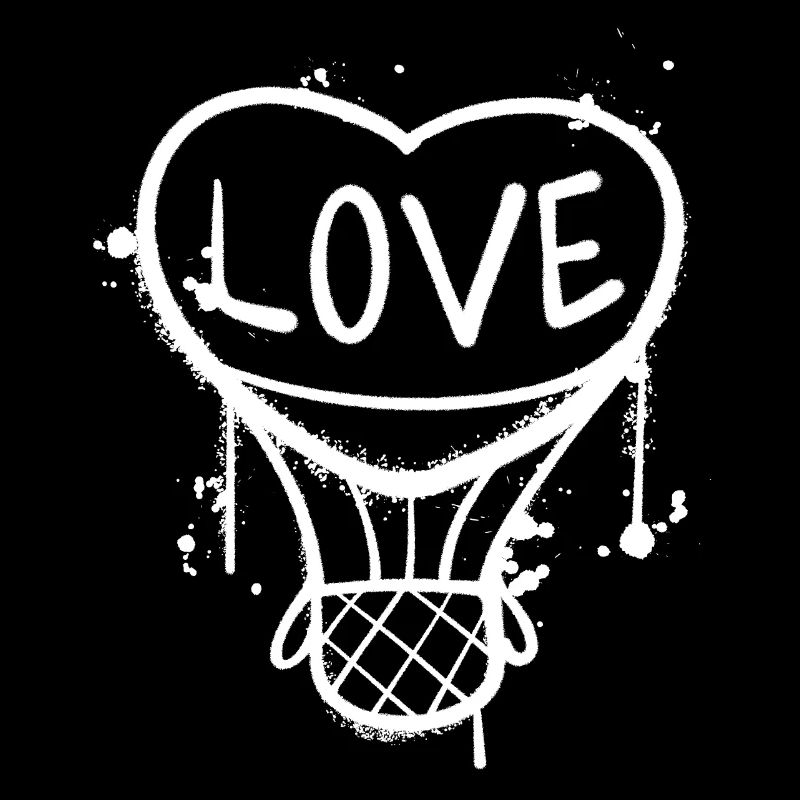 Graffiti Ballon Liebe