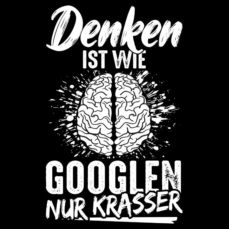 Thinking is like googling only crass brain informat.
