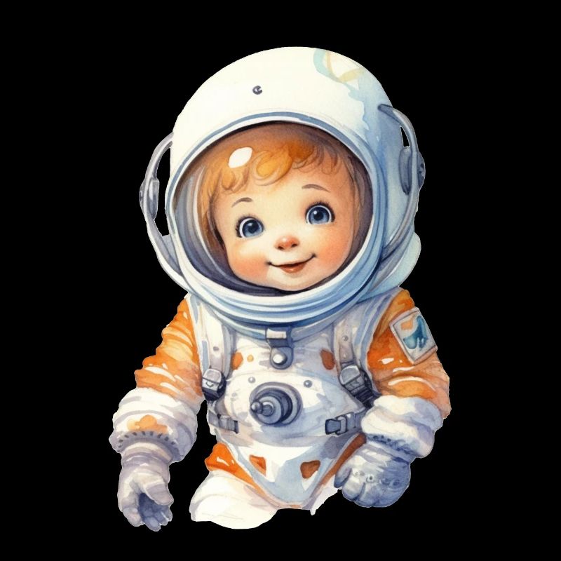 Dessin à l’aquarelle d’astronaute