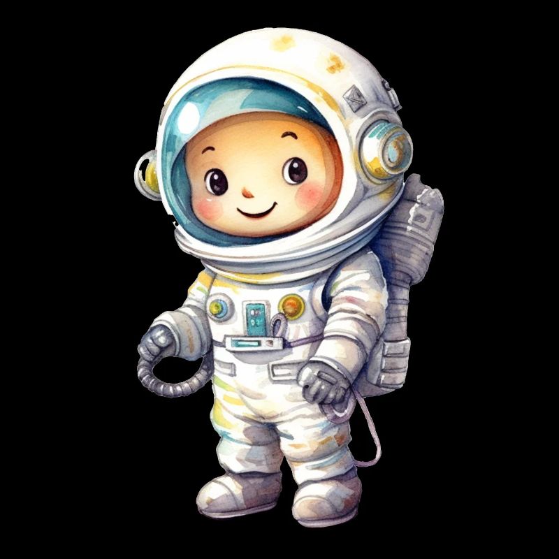 Dessin à l’aquarelle d’astronaute