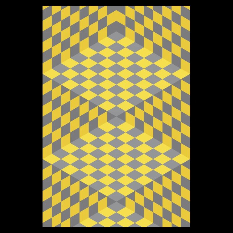 3D Chess Optical Illusion
