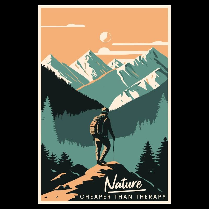 Nature Is Cheaper Than Therapy Mountains Hiking