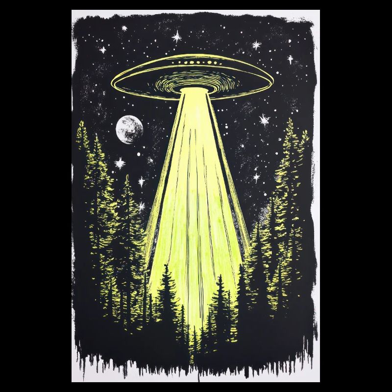 UFO in den Mitternachtskiefern