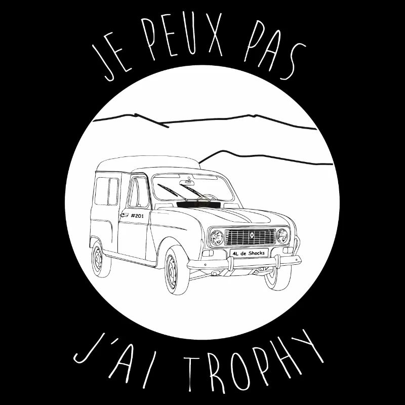 Ich kann nicht, ich habe Trophäe, dunkle Kleidung Version