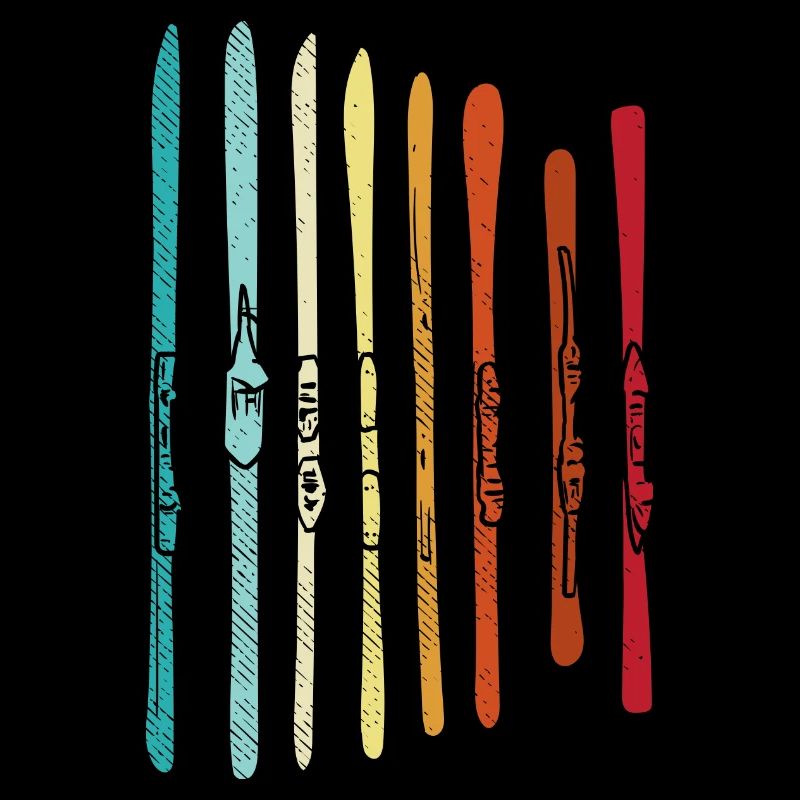 Ski. Skiläufer. Ski-Board Sammlung