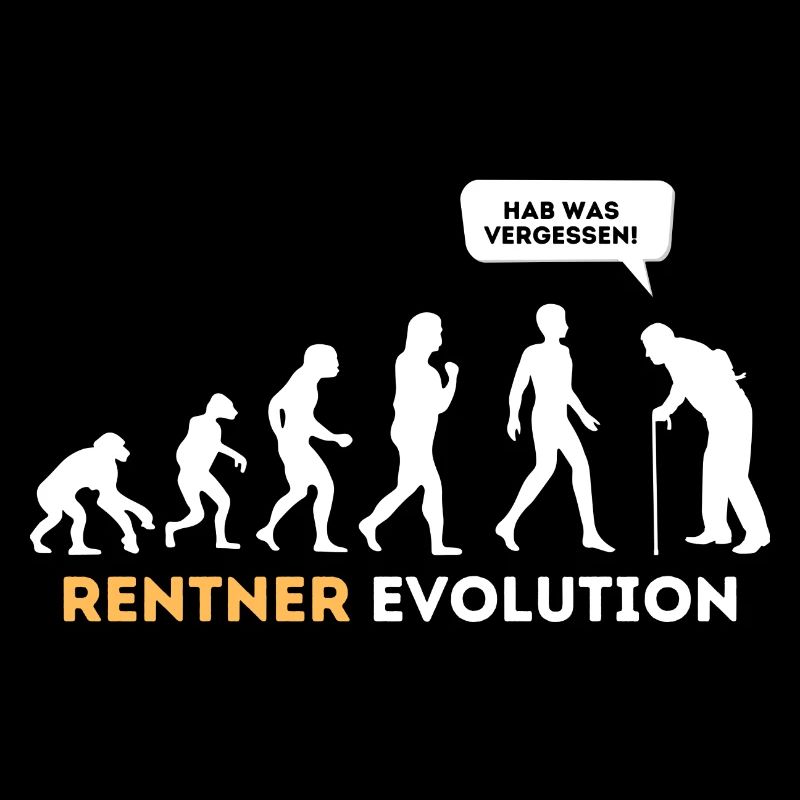 Rentner Evolution Lustig Ruhestand