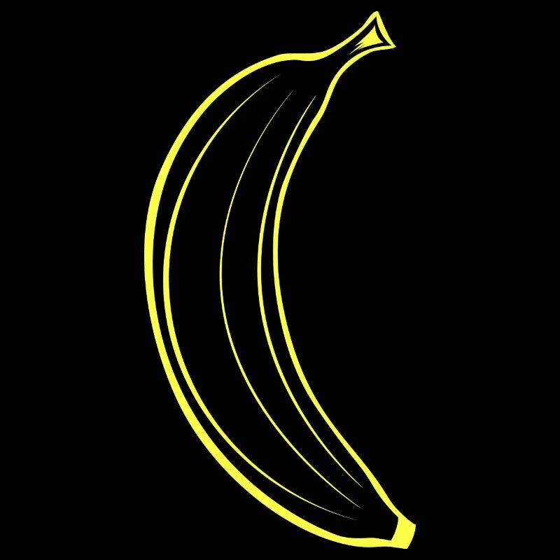 Banane, le design simple de la banane