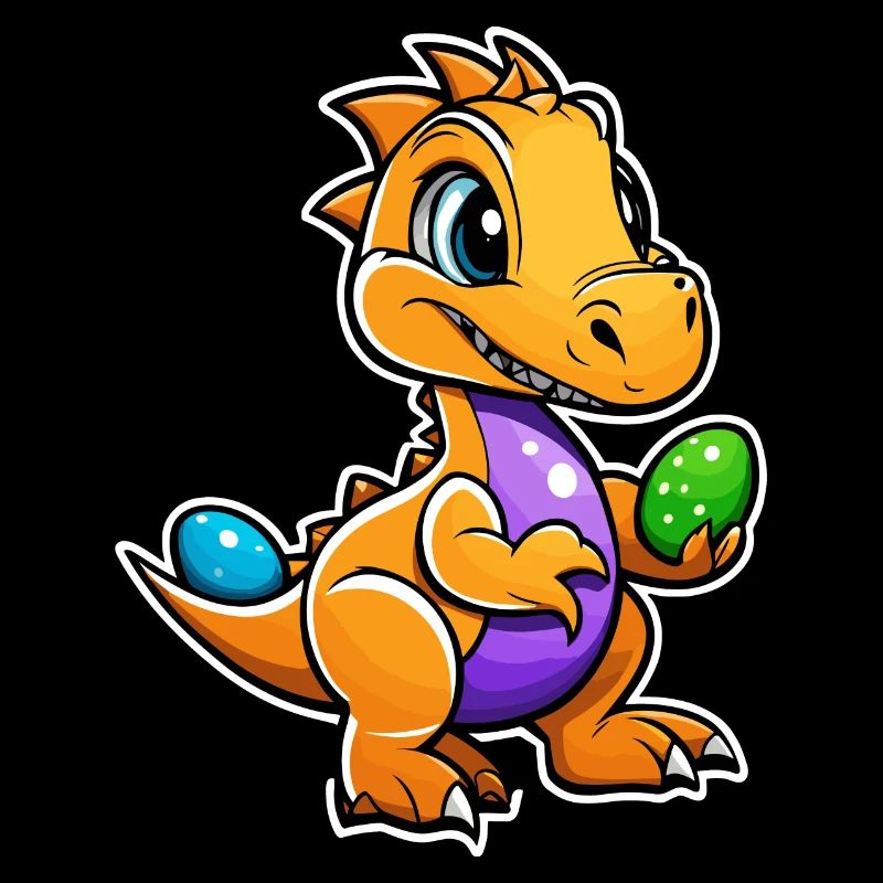 Dinosaurier Ostereier Ostern
