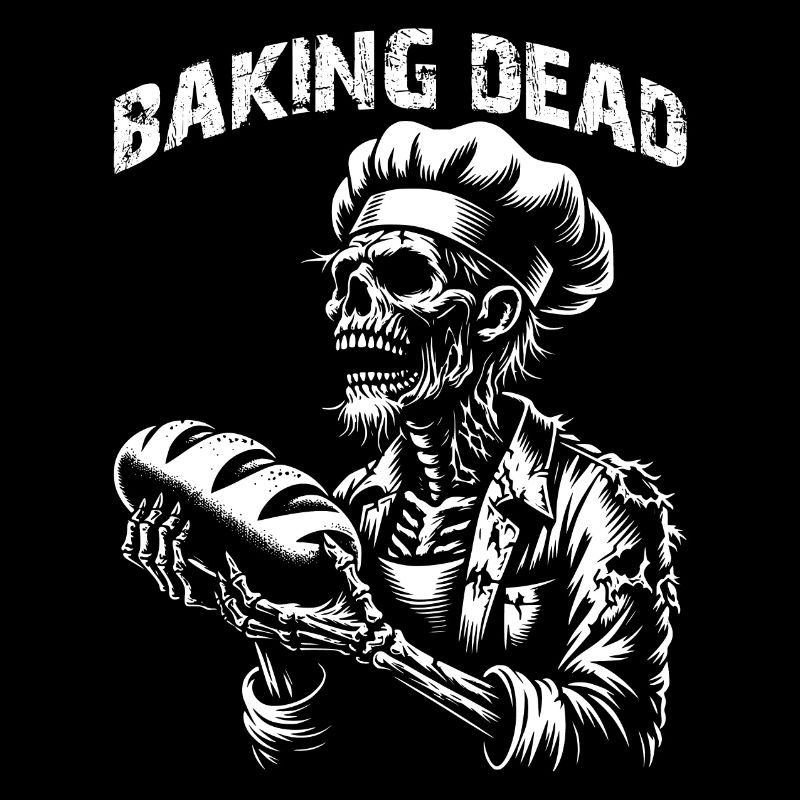 Baking Dead Zombie Bäcker gruseliger Bäcker