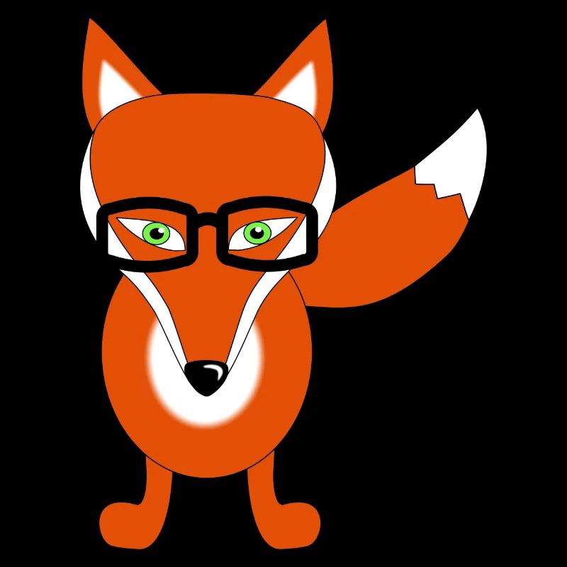 fuchs mit brille
