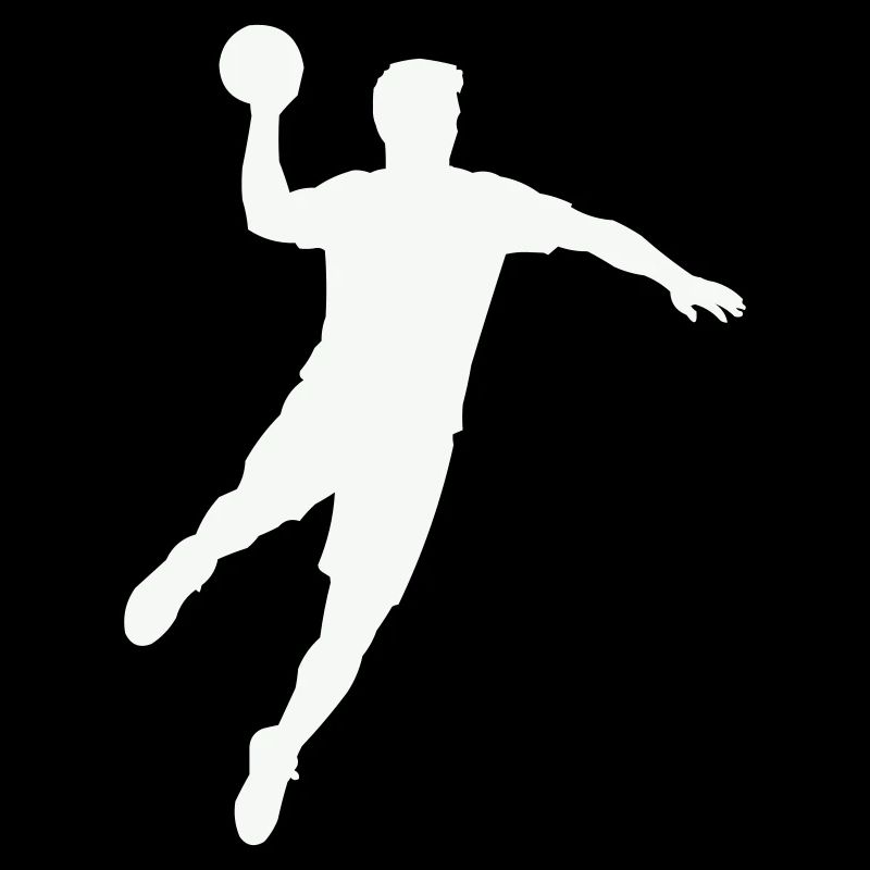 Balle de la silhouette de handball