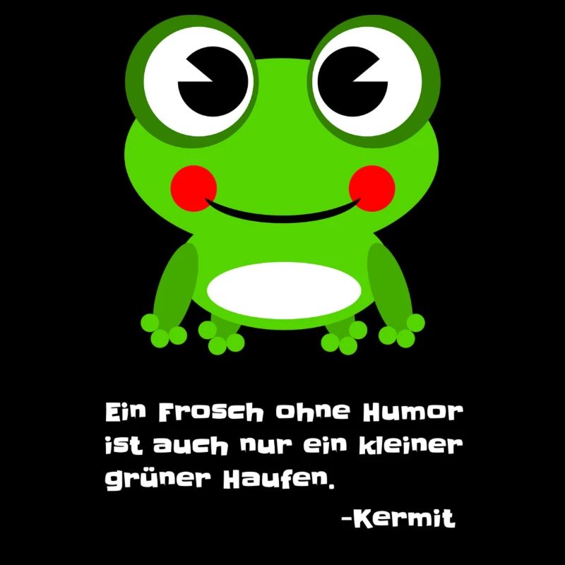 Frog without humor