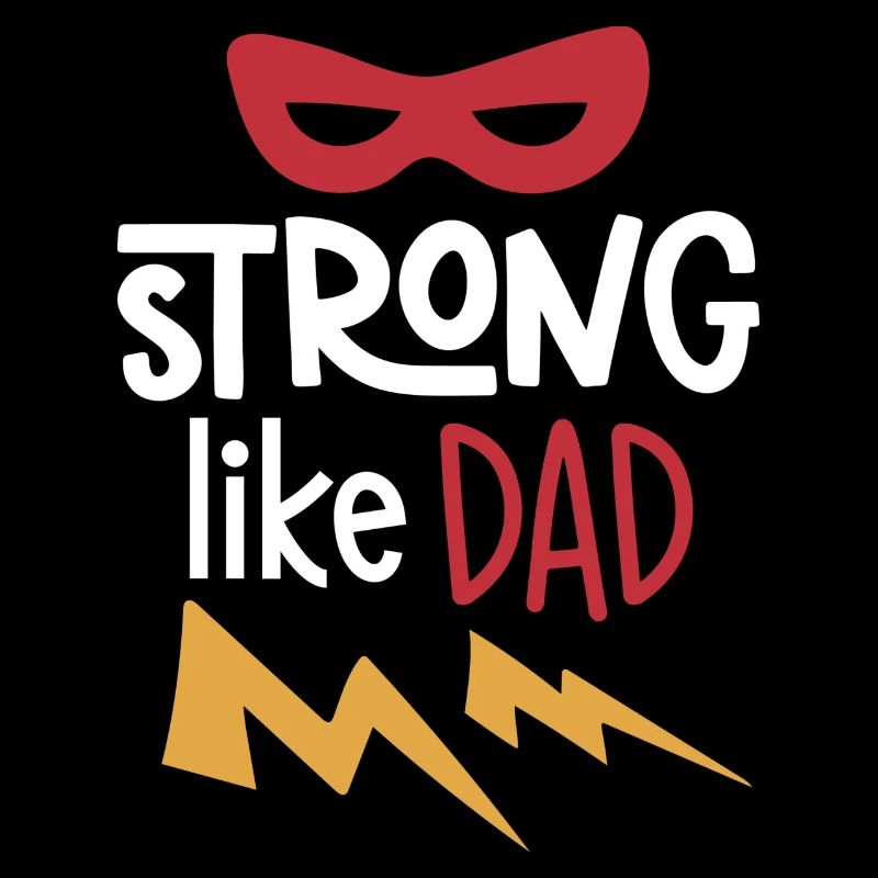 Strong like Dad white Gift