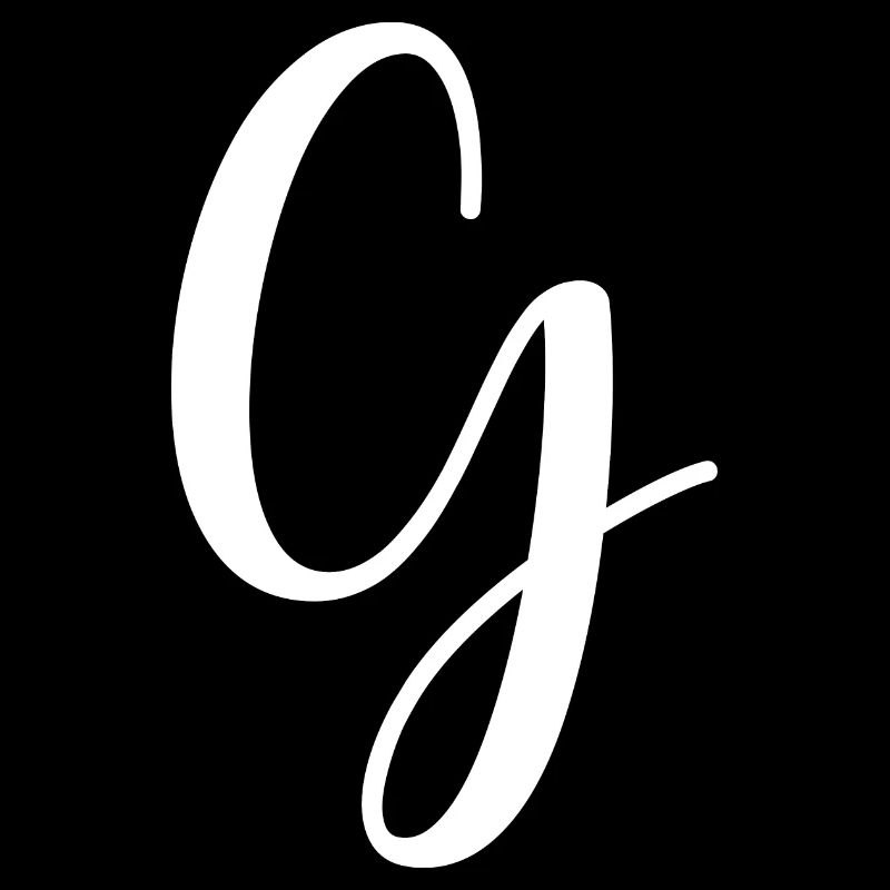 Calligraphie, initiale G