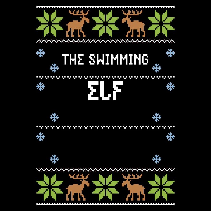 The Swimming Elf - Ugly Christmas