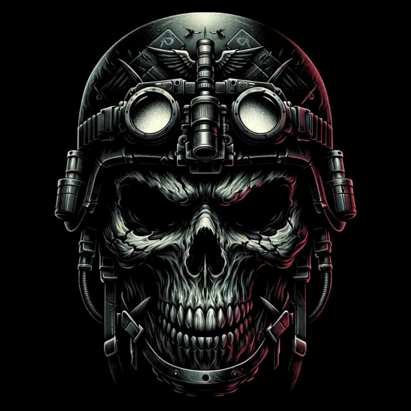 Aviator Skull Pilot