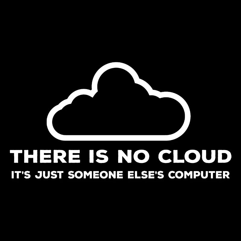 Keine Cloud Nur ein Computer
