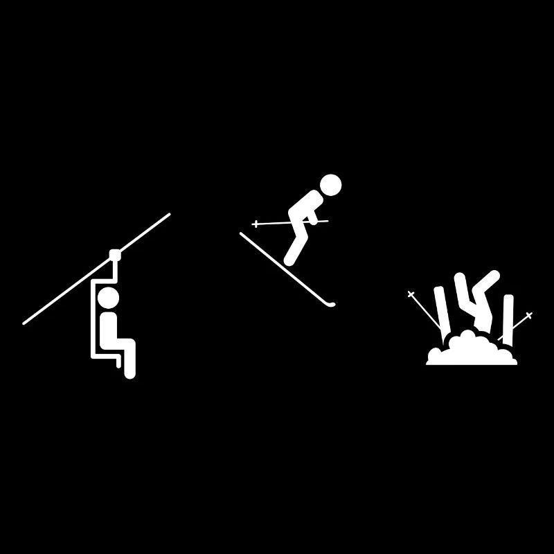 Funny skier