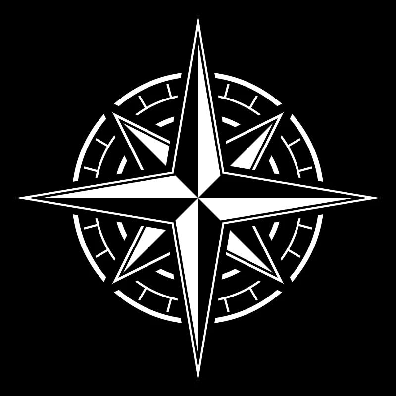 Windrose Kompass Seefahrt Stern