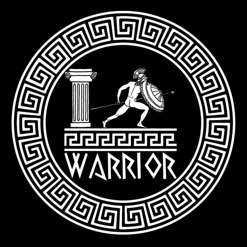 Guerrier grec antique (blanc)