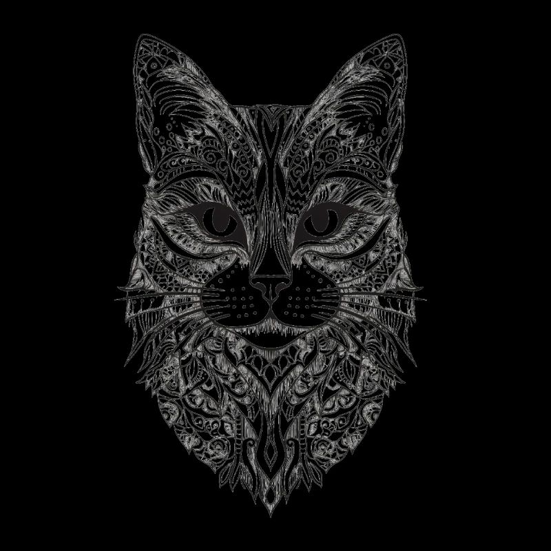 Conception de Mandala de chat