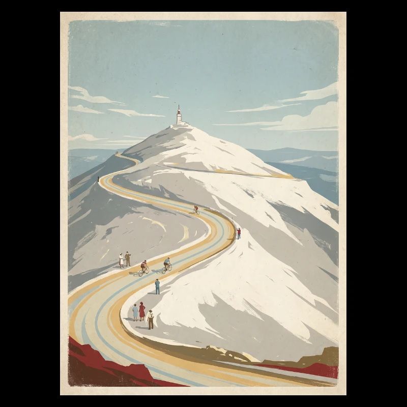 Ventoux Summit Road — Souvenir du cyclisme