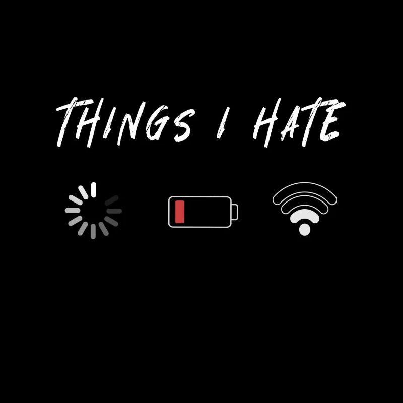 Things I Hate Geschenk für Gamer & Programmierer