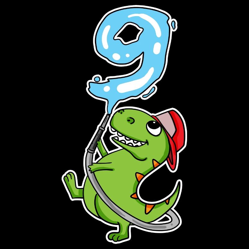 Dino Pompier Numéro 9 ws