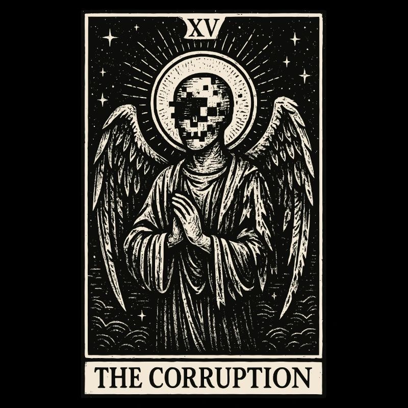 Tarot-Datenhortung: Der Engel der Verderbnis