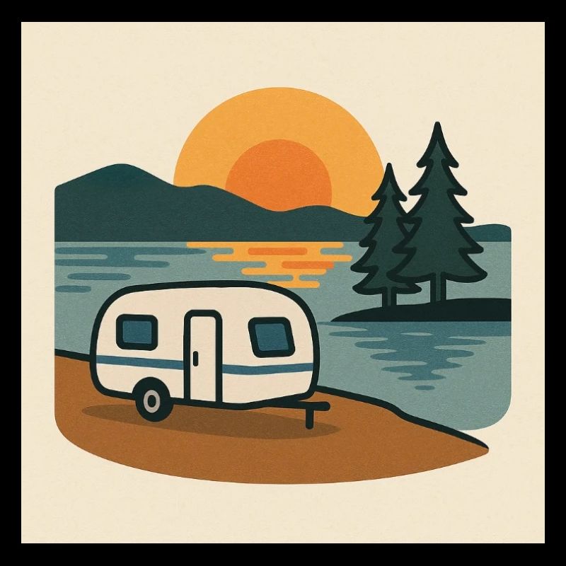 Camping Camping-car Lac