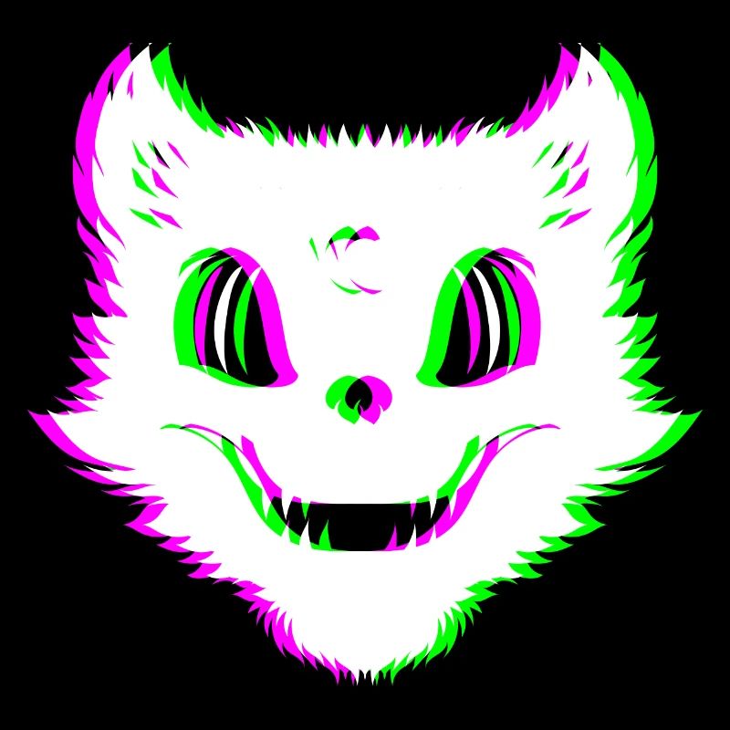 Méchant chat Techno Rave Halloween Trip