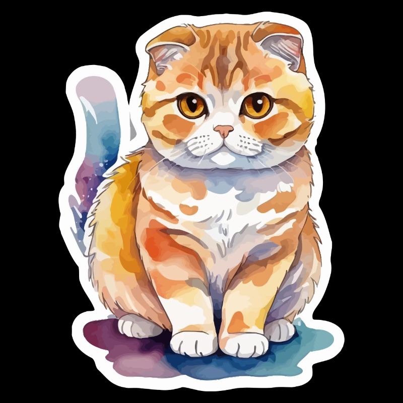 Scottish Fold Chat écossais à oreilles repliées