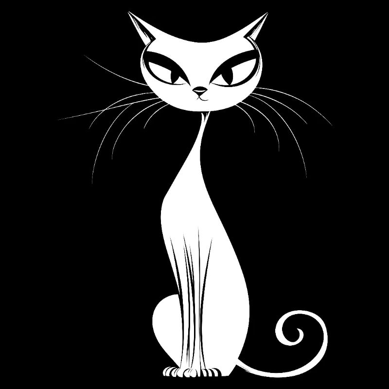 Elegant White Cat