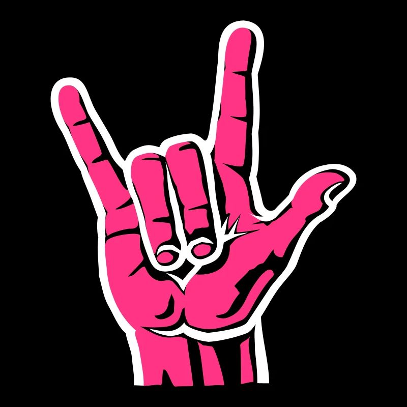 Devil Rock Hand (short) 2c