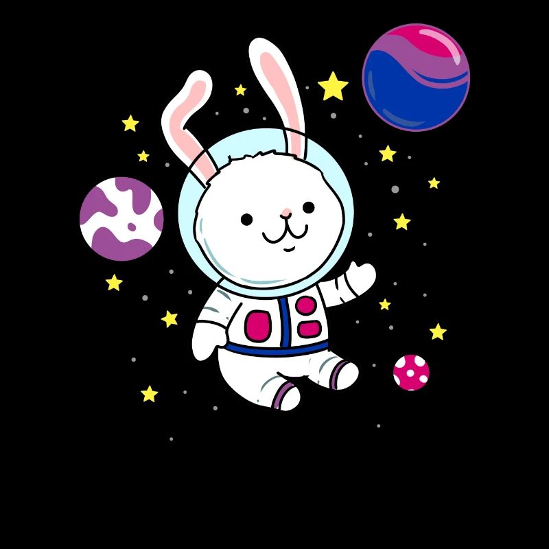 Bisexual Rabbit in Space Bisexual Pride