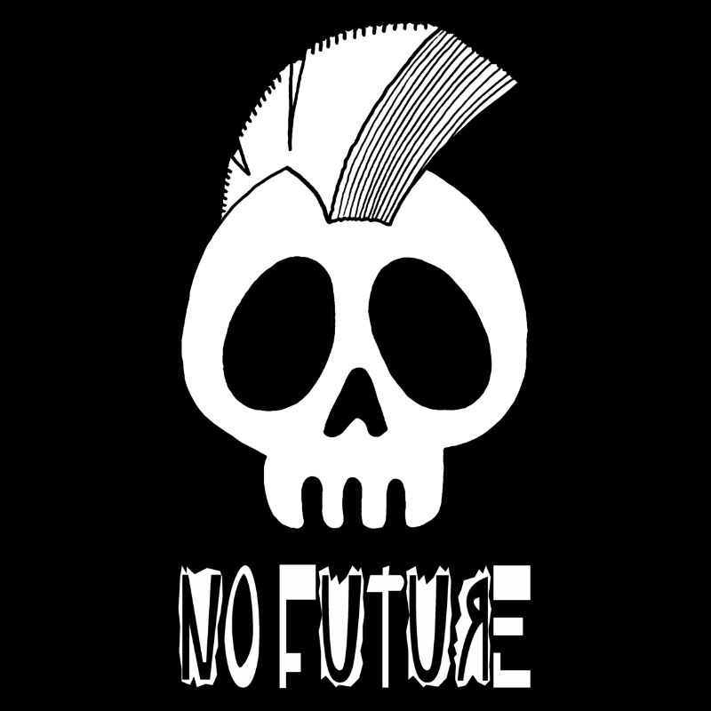 White punk skull