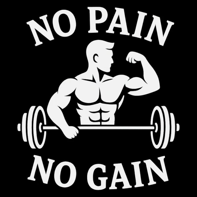 Kraftspruch Pas de douleur pas de gain