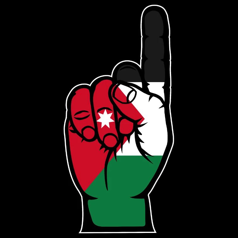 Drapeau jordanien numéro 1
