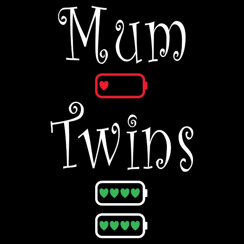 Mum Twins Batterie coeurs basse énergie