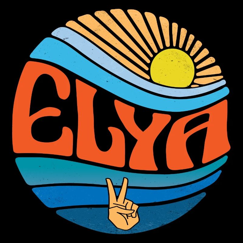 Elya Shirt Vintage Sunset Elya Groovy Tie Dye