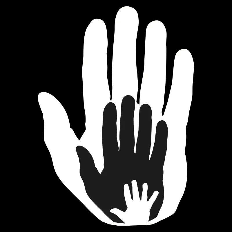 Bébé main dans la main dans la main