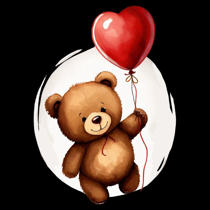 Bär mit Ballon