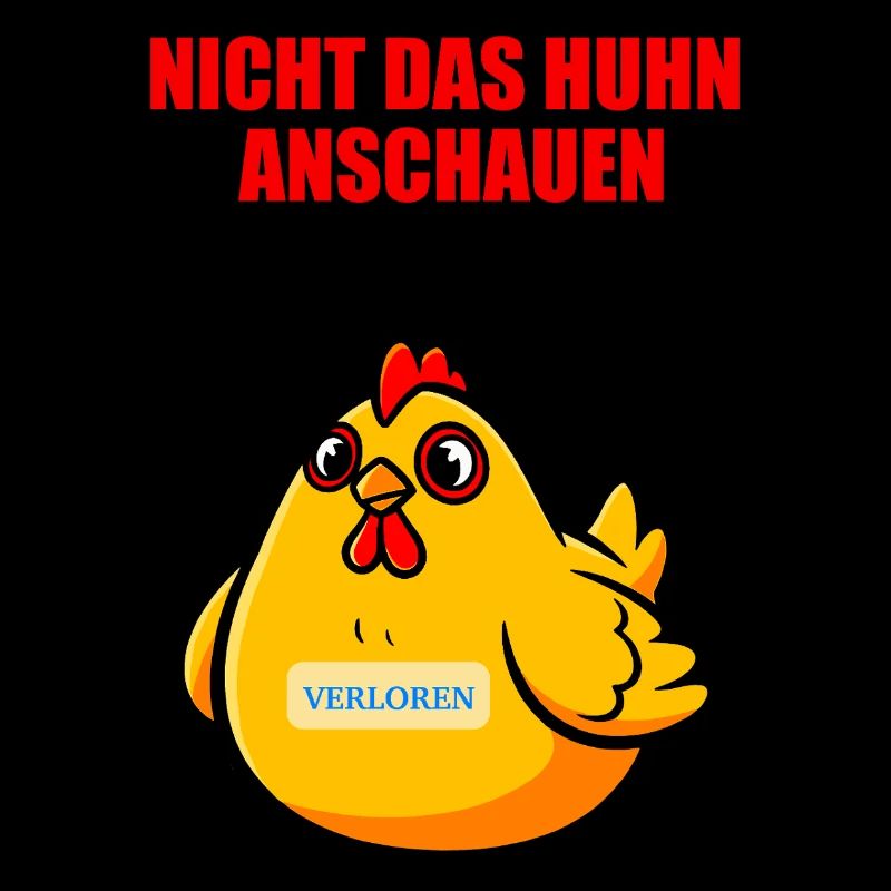 Ne regardez pas le poulet - Poulet drôle