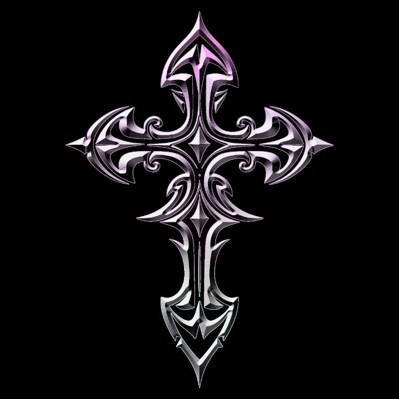 Lavish Celtic Gothic Cross